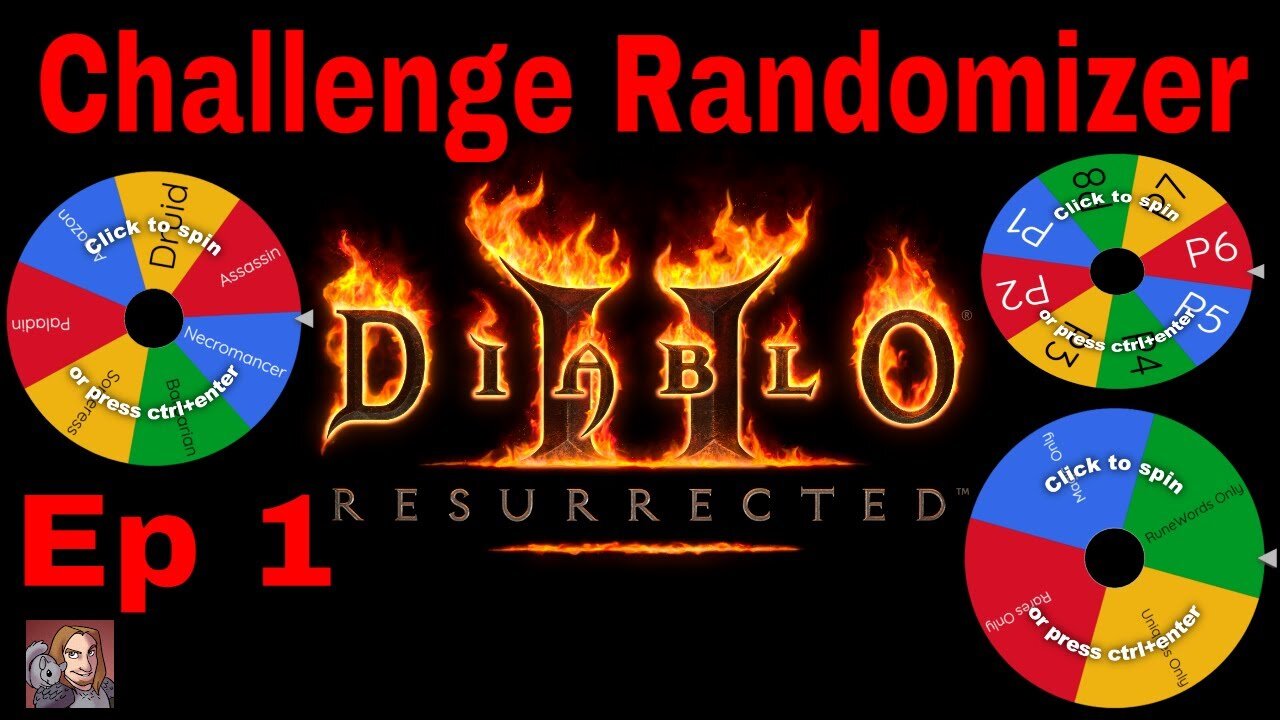 D2R Challenge Randomizer! Ep 1 (Item Type, Class, Player Count!)