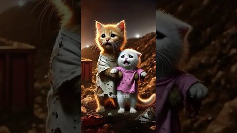 Abandoned at Birth Two Kittens’ Fight for Survival