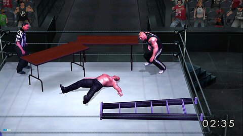 Brock Lesnar vs Scott Steiner|TLC |π🪜🪑 SmackDown Here Comes the Pain |# Brock lesnar # F5 # Codman