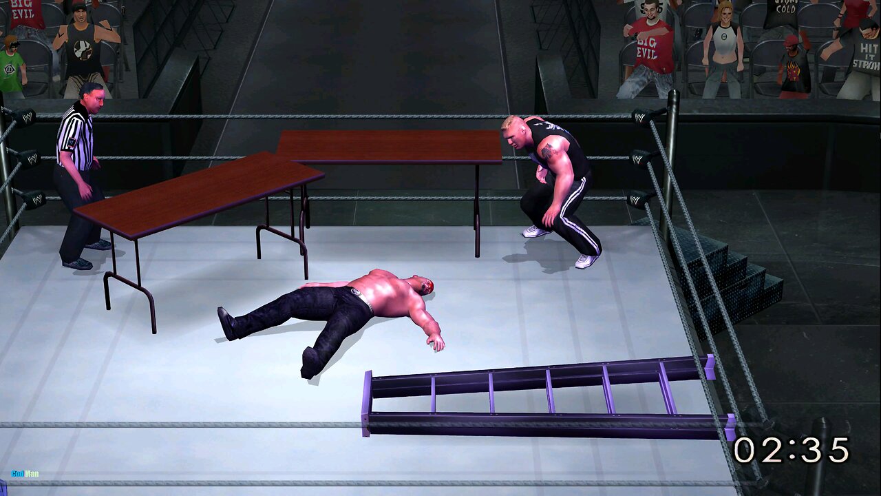 Brock Lesnar vs Scott Steiner|TLC |π🪜🪑 SmackDown Here Comes the Pain |# Brock lesnar # F5 # Codman