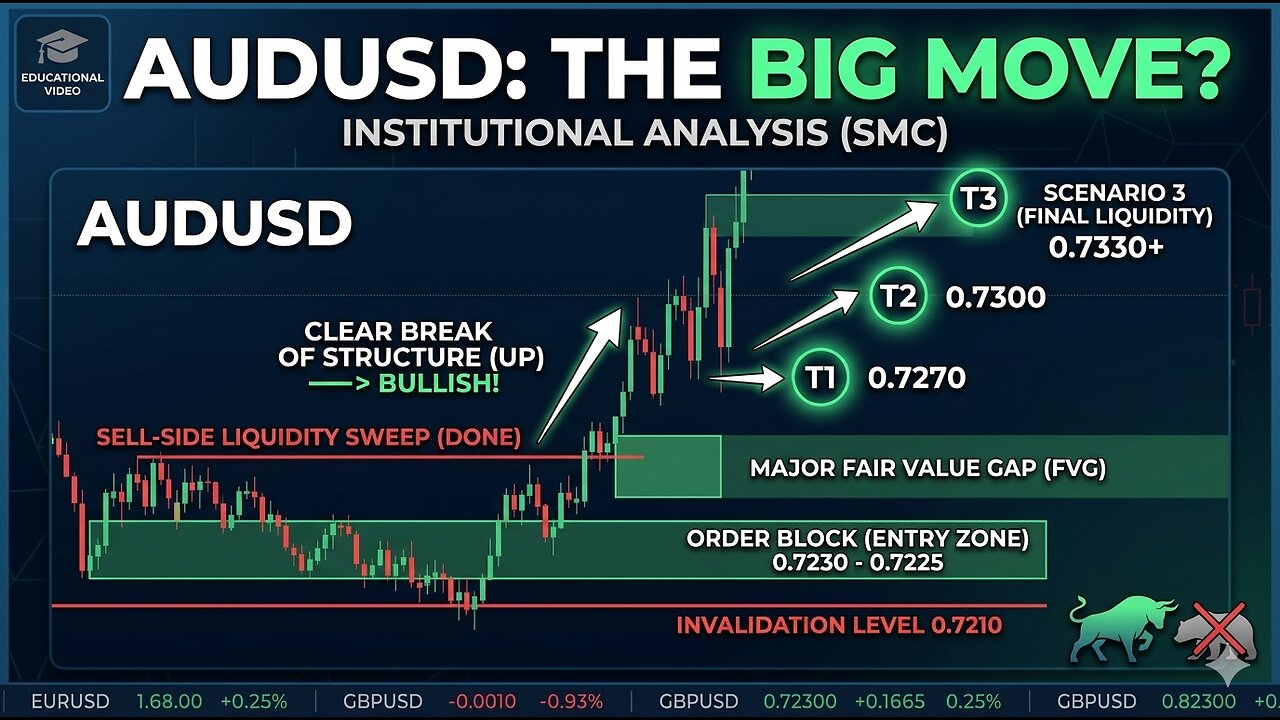 AUDUSD: THE BIG MOVE? 🚀 Institutional Analysis (SMC)