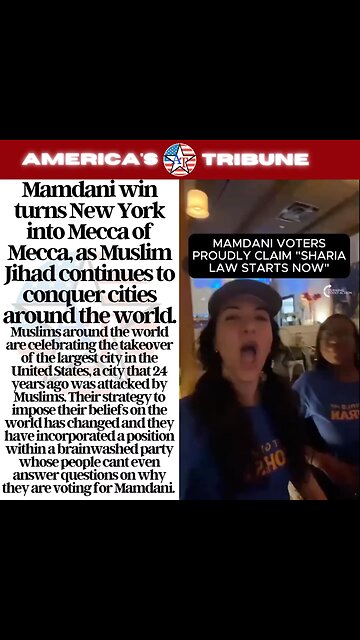 Mamdani win turns New York into Mecca of Mecca, as Muslim Jihad continues to conquer cities