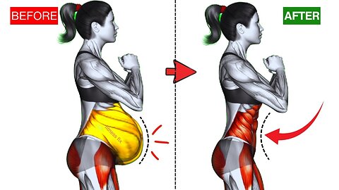 ➜ Best Exercise To Lose Lower Belly Fat 🔥 Simple STANDING Lower Belly Workout For Women