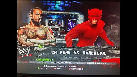 CM PUNK VS DAREDEVIL SINGLES MATCH (LWWR WWE 13)