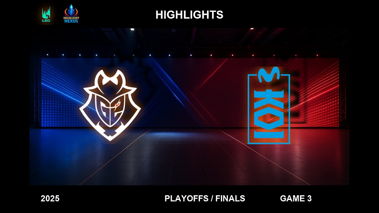 G2 vs MKOI Highlights Game 3 - GRAND FINALS LEC Playoffs 2025 - G2 Esports vs Movistar KOI G3