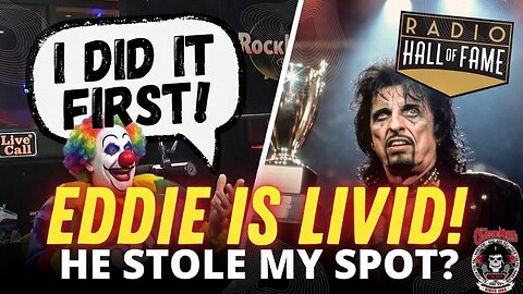 EDDIE TRUNK MELTDOWN: “Just Saying” Alice Cooper Stole My Spot! 😭📻