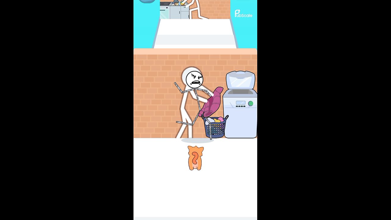 Cleaning Time With Stickman #shorts #funny