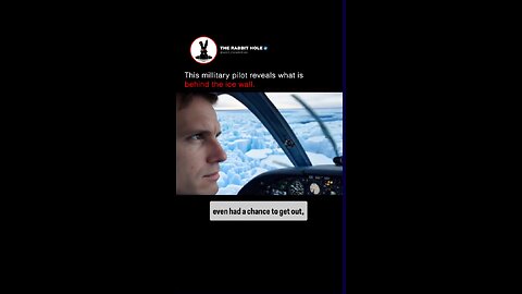 This military pilot reveals what is behind the ice wall