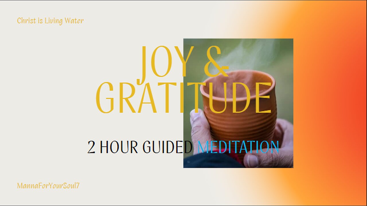Looped Joyful Meditation | 2 Hours of Gratitude, Happiness, and Inner Peace