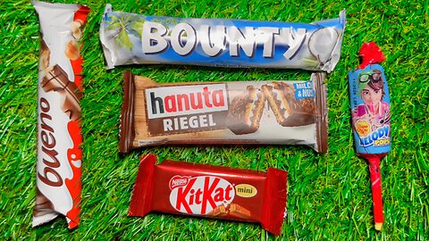 ASMR Chocolate Candy and Sweet Lollipop | Wrapping and Crinkle Sounds | Satisfying Video
