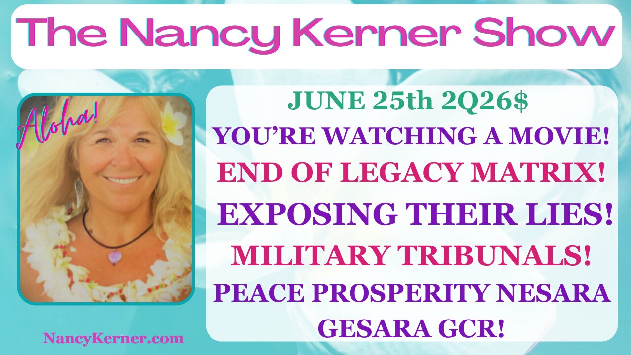 You’re Watching a Movie! End=LegacyMatrix! Exposing All Lies! MilitaryTribunals! Peace & Prosperity!