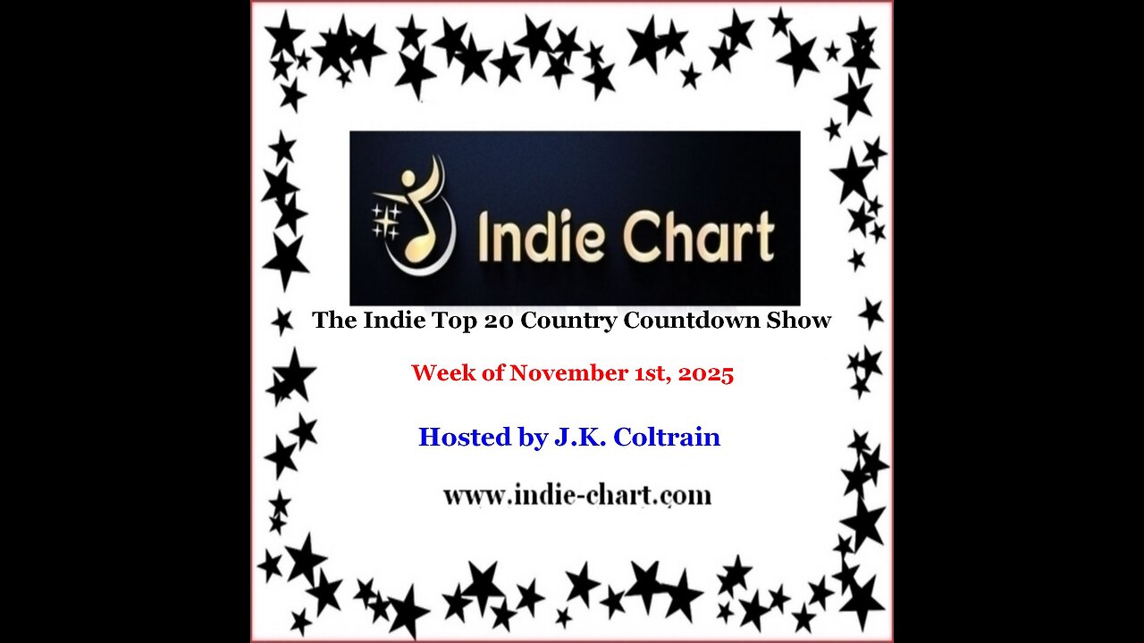 Indie Top 20 Country Countdown Show for November 1st, 2025