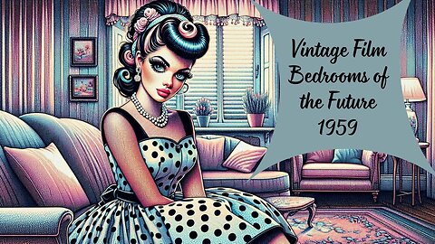 Vintage Film Bedrooms of the Future 1959.