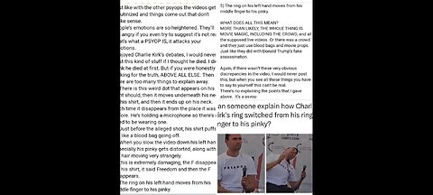 CHARLIE KIRK DEATH PSYOP PT1