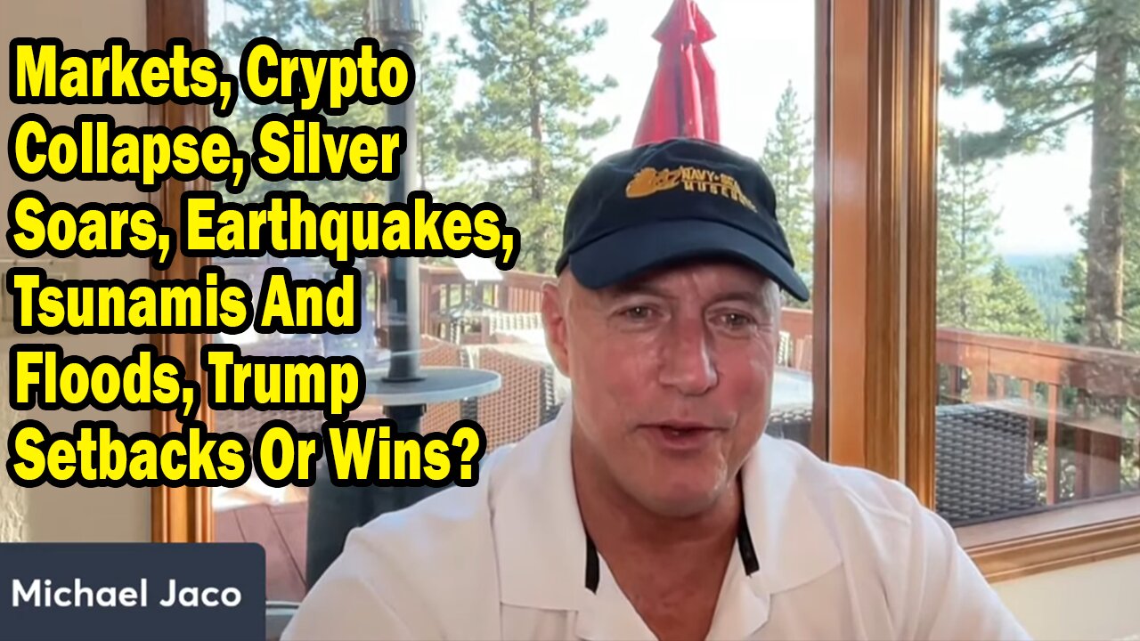 Michael Jaco Update Aug 2: "Crypto Collapse, Silver Soars, Earthquakes, Tsunamis And Floods, Trump Setbacks Or Wins?"