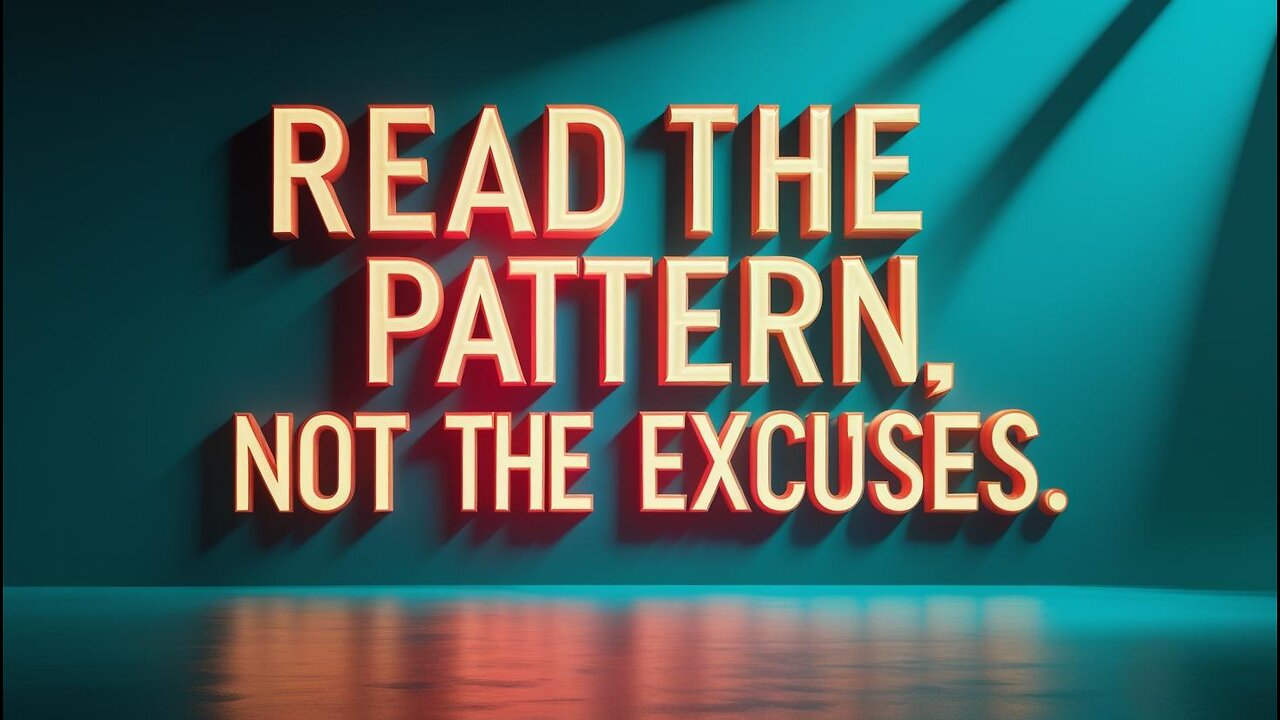 If They Wanted To, They Would: Read the Pattern, Not the Excuses (Short)
