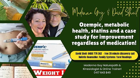 Ozempic, metabolic health, statins and a case study for improvement regardless of medication!