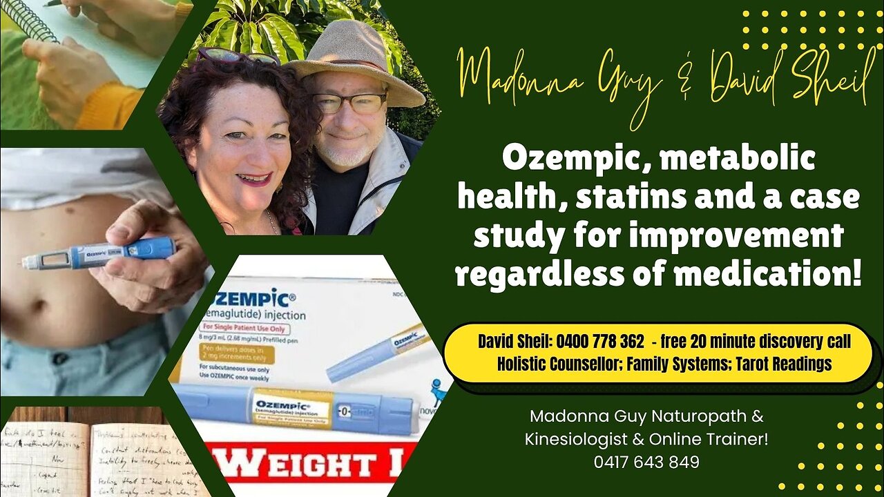 Ozempic, metabolic health, statins and a case study for improvement regardless of medication!