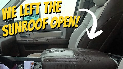 Pro Tip CLOSE YOUR SUNROOF… Unless You Like Wet Seats!