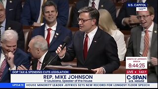Speaker Johnson Responds To Jefferies: It Takes Longer To Build A Lie Than Tell The Truth