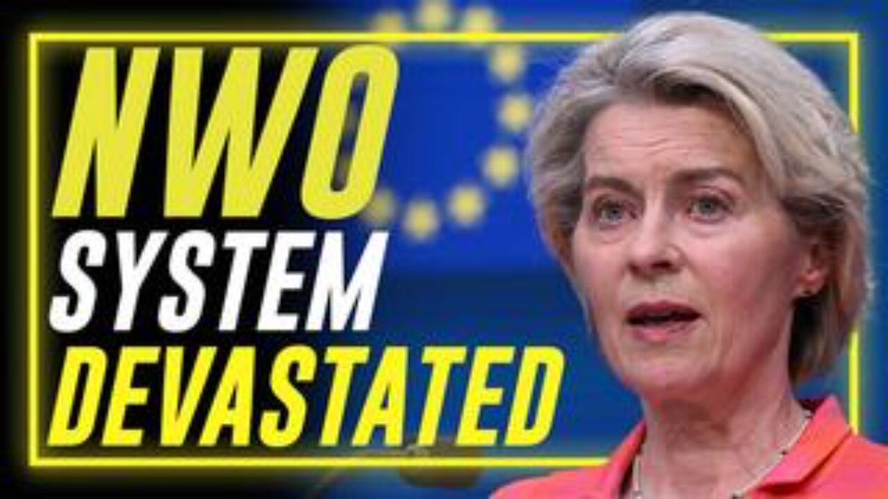 Watch The Unelected EU Dictator Publicly Confess That Trump's Tariffs Have Devastated Them!