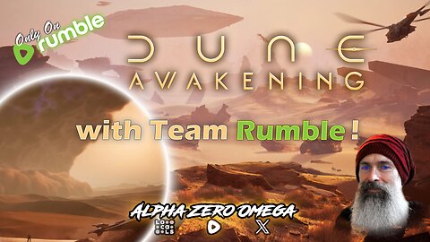 Dune Awakening: 💨 The Deep Desert after the Coriolis Storm 💨 | 🚨Rumble Studio Direct RTMP🚨