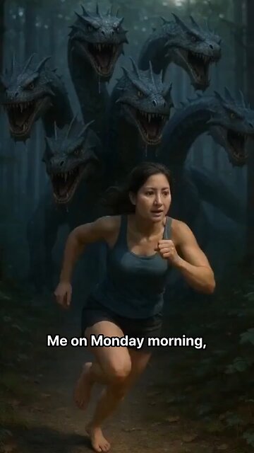 You’ll Never Guess What Chased Her at 6AM. Welcome to Monday