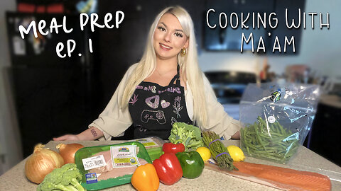 Cooking with Ma'am :: Meal Preppin Ep. 1 💚 ✨
