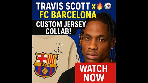 Only Real Fans Will Cop This 👕🔥 Travis Scott x Barça
