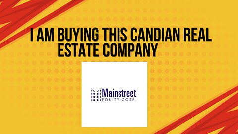 I really like this Canadian REIT