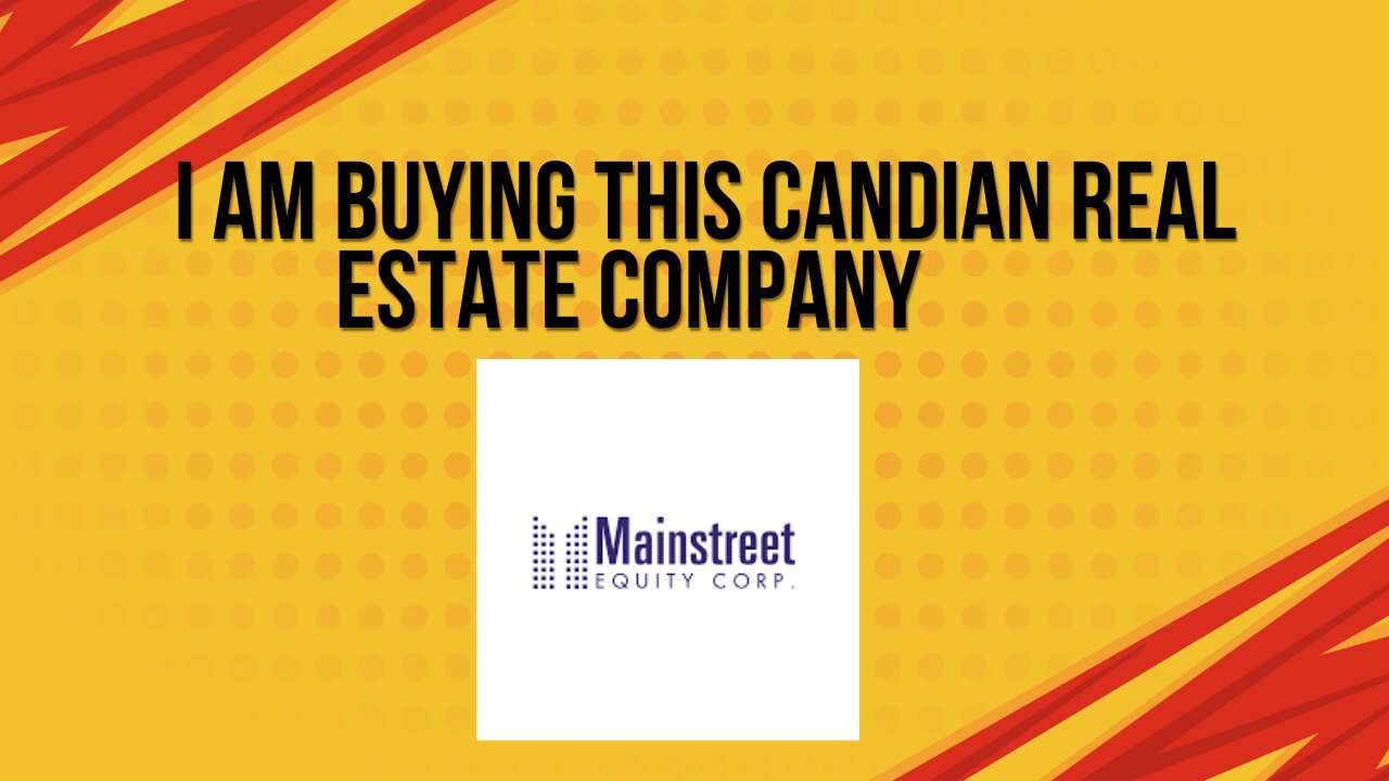 I really like this Canadian REIT