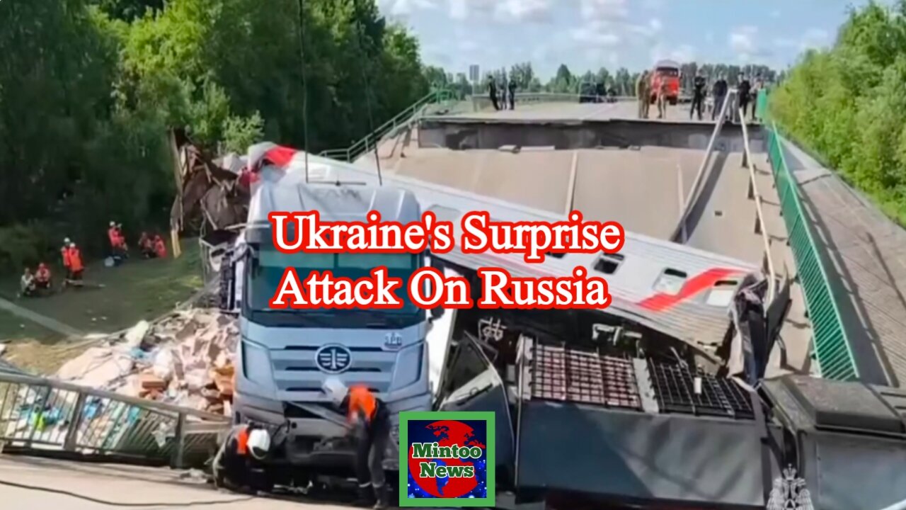 More than 40 Russian bombers hit in attack after drones smuggled into Russia