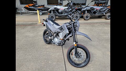 2023 KAWASAKI KLX 300 SM IN GREY WALK-AROUND