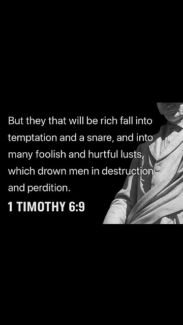 DAILY BIBLE VERSE. 1 TIMOTHY 6:9. 11/28/25.