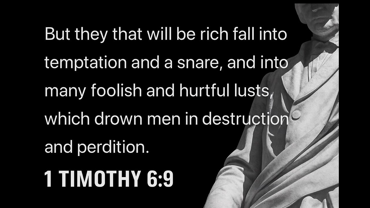 DAILY BIBLE VERSE. 1 TIMOTHY 6:9. 11/28/25.