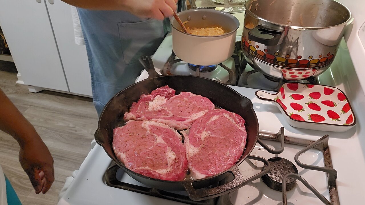 cooking with sexy wife