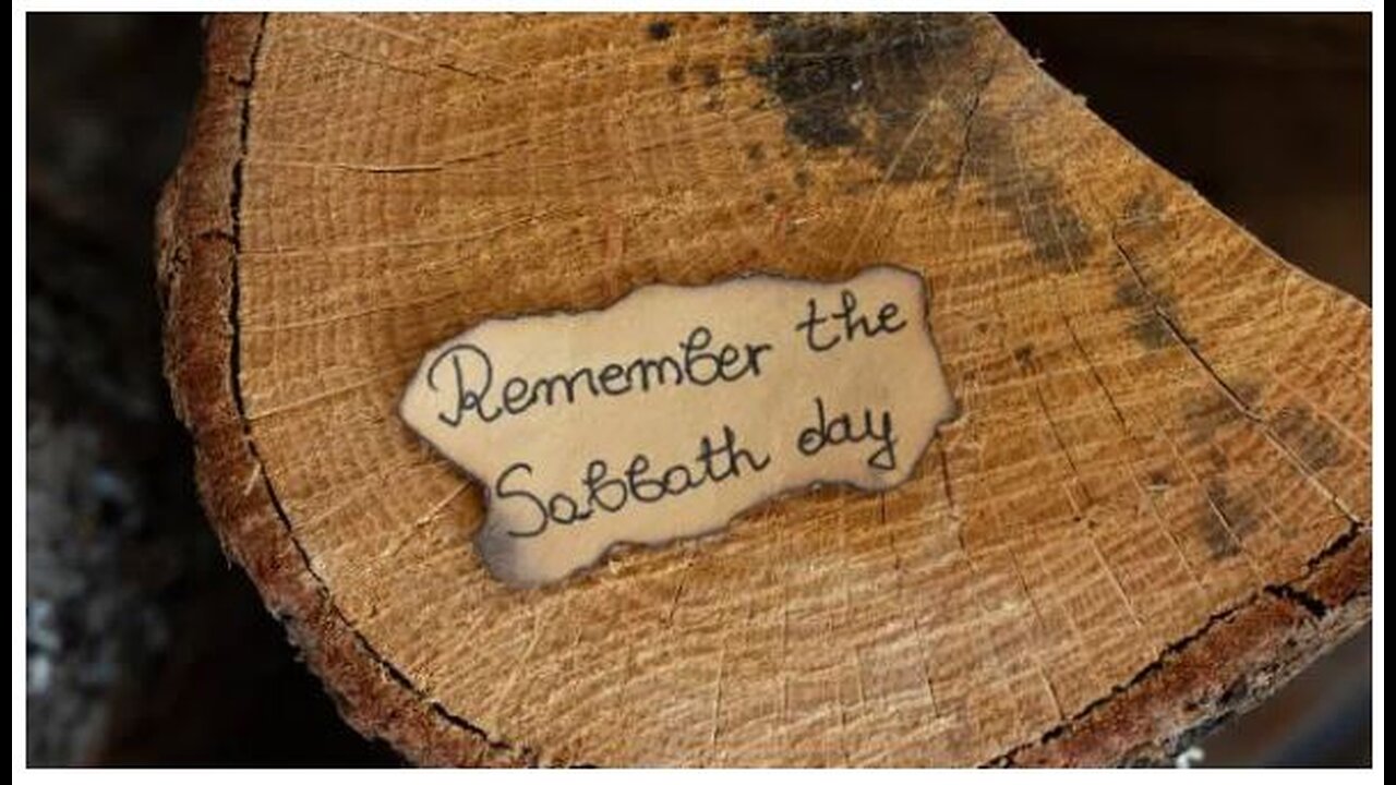 The Sabbath From Genesis to Revelation pt 2.