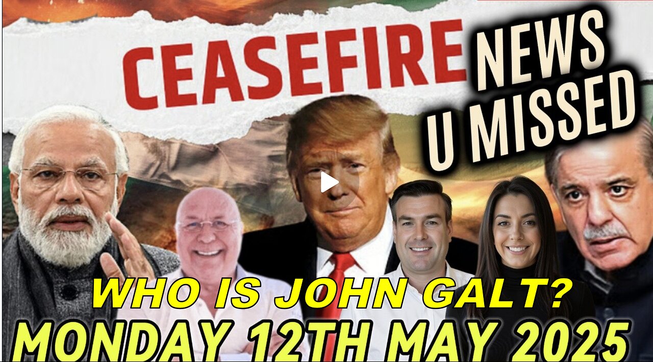 CHARLIE WARD DAILY NEWS- CEASE FIRE IN INDO-PAK WAR, TRADE DEAL W/ CHINA. WINNING. WHO IS John Galt?