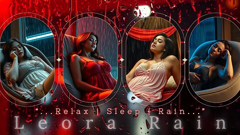 1 Hour of Rainy Sleep with Calm Ambience 😴 | Gentle Rain & Peaceful Rest