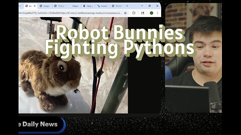 Robot Bunnies Being Used To Catch Pythons in Florida!!!!!!
