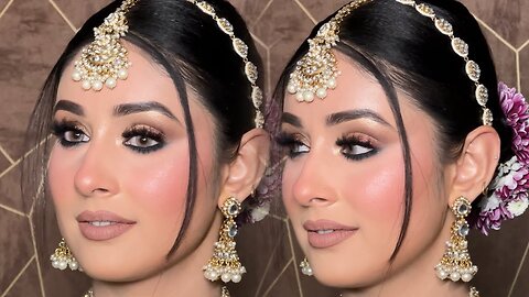 Full Glam bridal makeup tutorial by _Manveenmakeovers _shortsviral _bridalmakeup _makeuptutorial