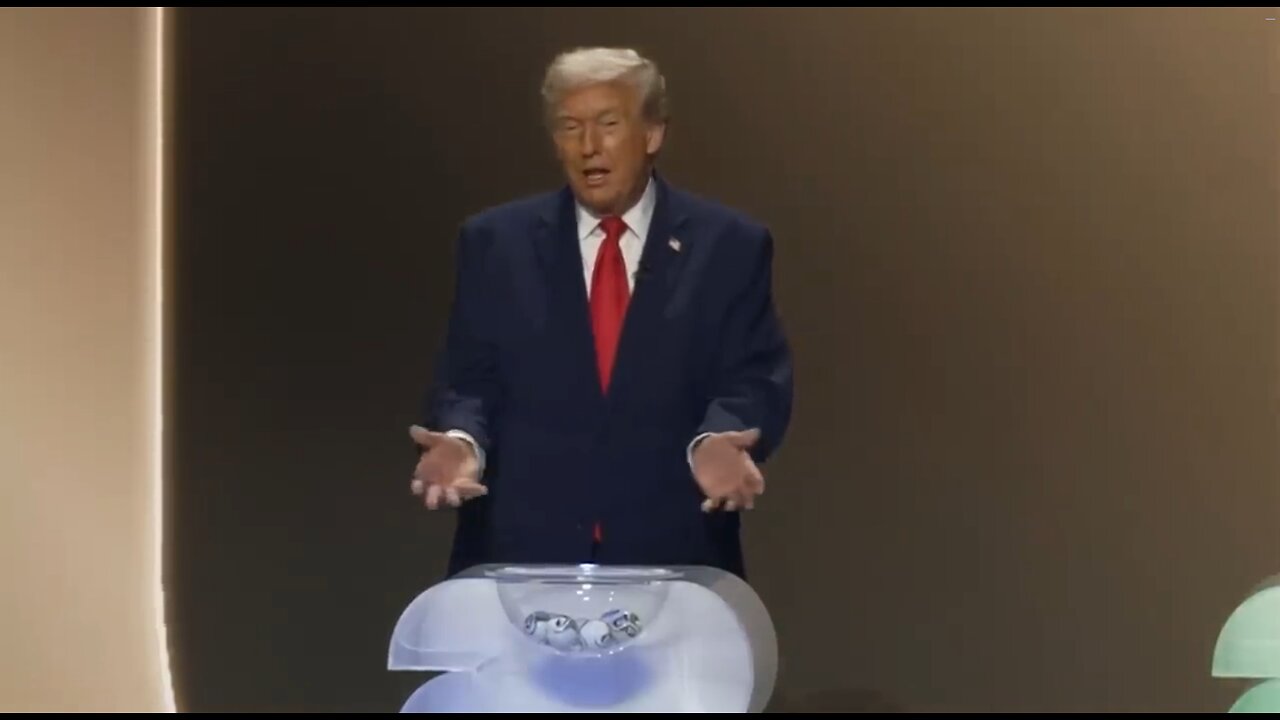 President Trump participates in FIFA World Cup draw