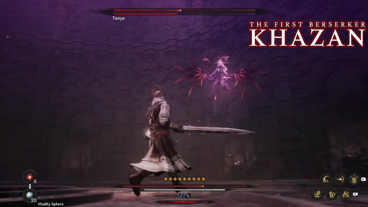The First Berserker KhazanTanya Boss Fight PlayStation 5 Gameplay