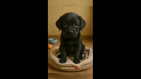 No One Wants to Adopt Him Because He's Black. 😢💔 #puppy
