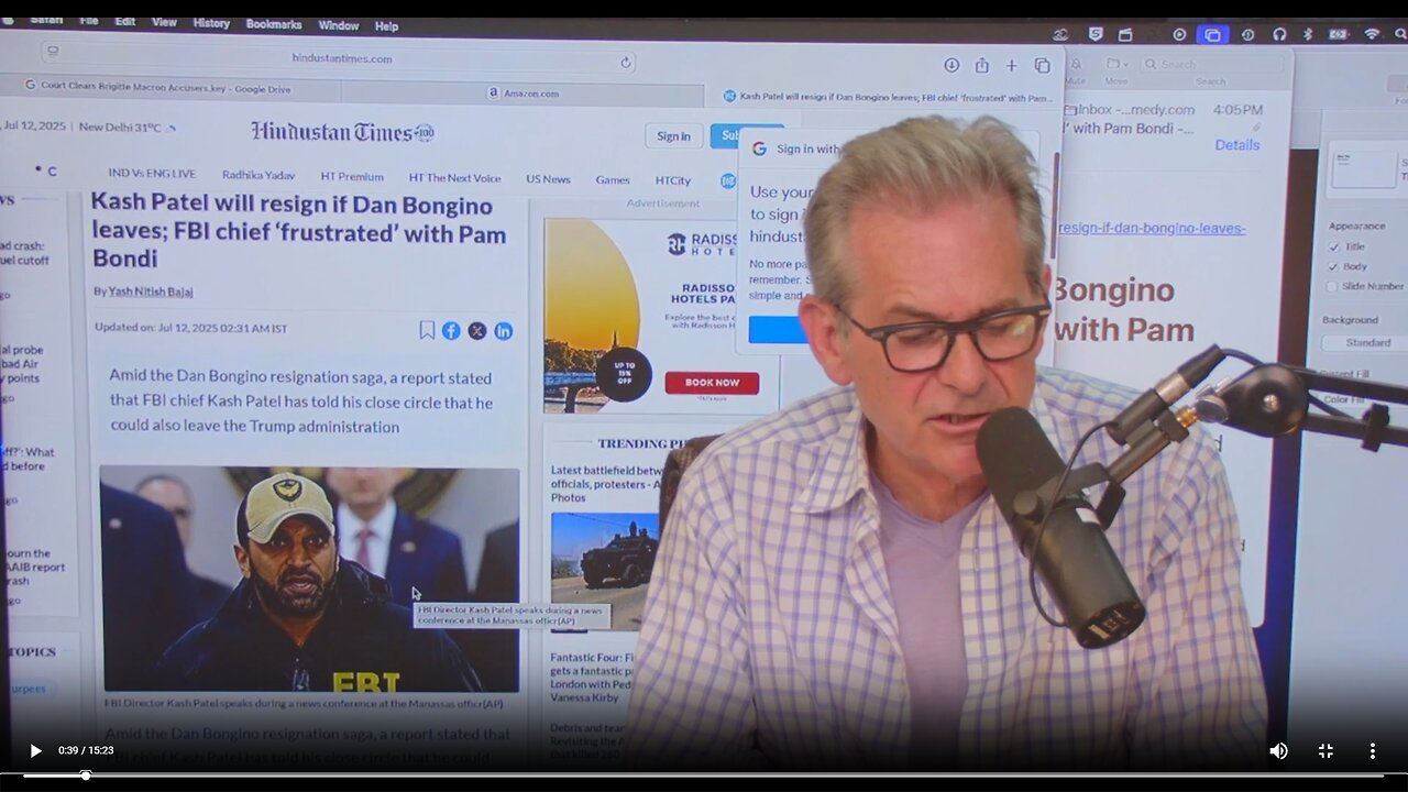 Dan Bongino & Kash Patel might quit over Pam Bondi▮The Jimmy Dore Show