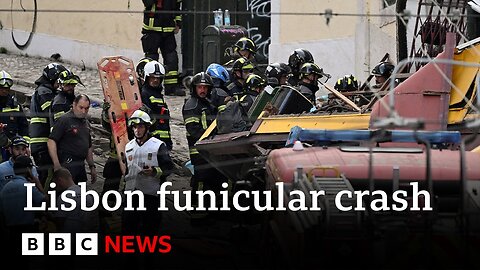 At least 17 dead after Portugal funicular crash | BBC News