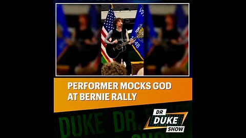 🤬Performer Mocks God At Bernie Rally