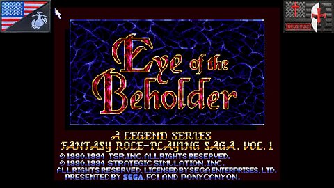AD&D: Eye of the Beholder (Sega CD - Attract Mode) [NA Version of "アドバンスド・ダンジョンズ & ドラゴンズ: 見る者の目"]