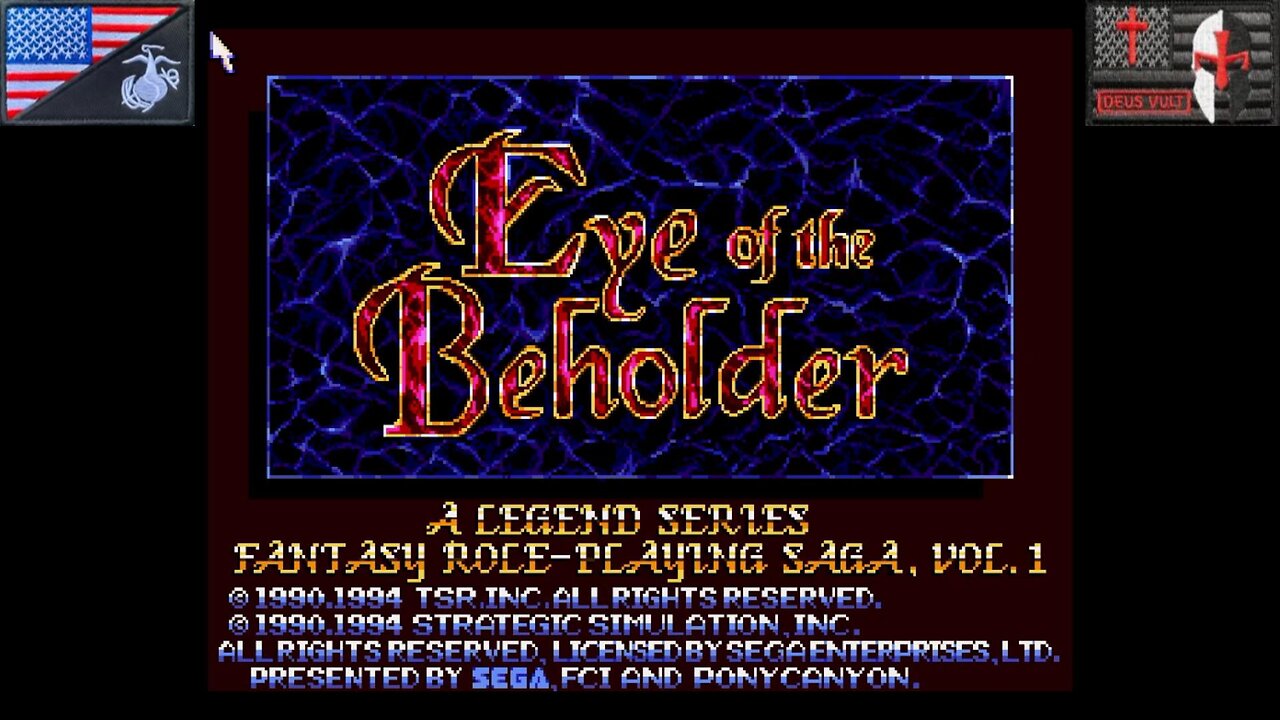 AD&D: Eye of the Beholder (Sega CD - Attract Mode) [NA Version of "アドバンスド・ダンジョンズ & ドラゴンズ: 見る者の目"]