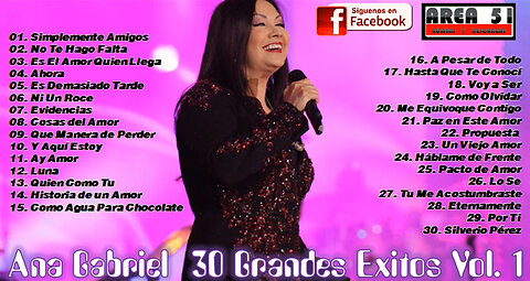 ANA GABRIEL - 30 GRANDES EXITOS VOL.1